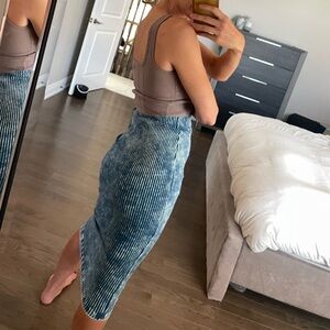 NWOT Zara High waisted maxi skirt